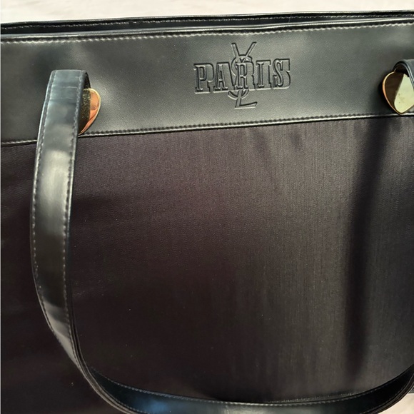 YSL mon Paris  Black Tote Bag - Picture 2 of 3